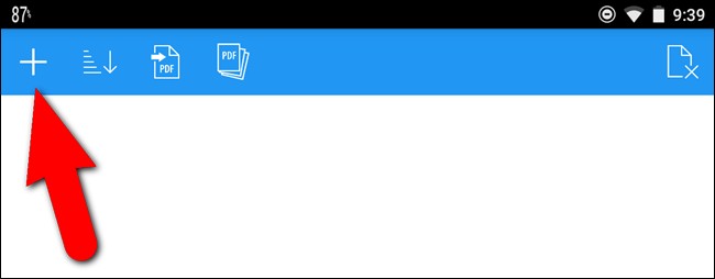 Thêm ảnh trên Image to PDF Converter