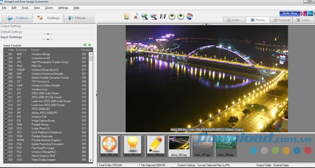 Dễ dàng thiết lập phần mềm ImageCool Converter theo ý muốn