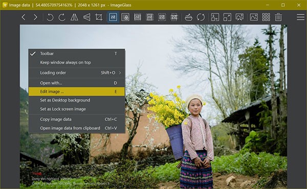 Image Glass sở hữu giao diện trực quan và dễ sử dụng