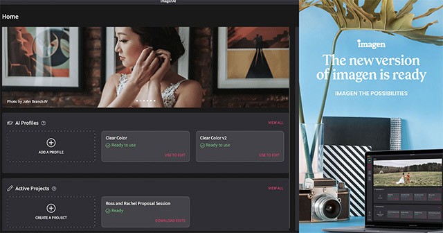Imagen là ứng dụng chỉnh sửa ảnh AI cá nhân hóa, tốc độ cao