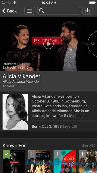 Thông tin diễn viên, phim...