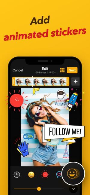 Thêm các nhãn dán động sinh động