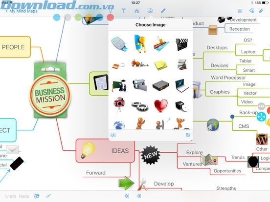Trình bày ý tưởng trực quan dễ hiểu