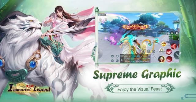 Game Immortal Legend sở hữu đồ họa tuyệt đẹp