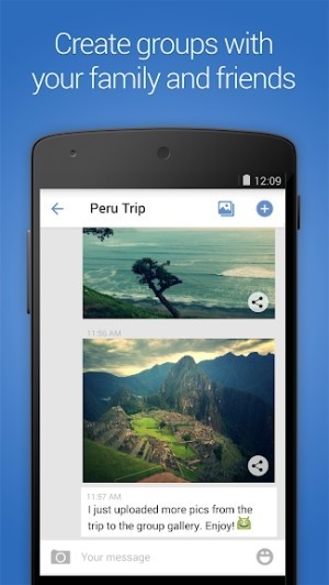 Trò chuyện nhóm với bạn bè, người thân