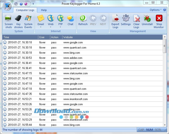 IMonitor Power Keylogger
