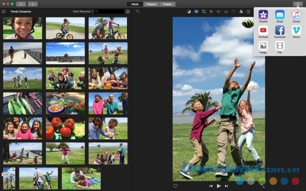 iMovie cho Mac mang đến trải nghiệm sáng tạo video chuyên nghiệp