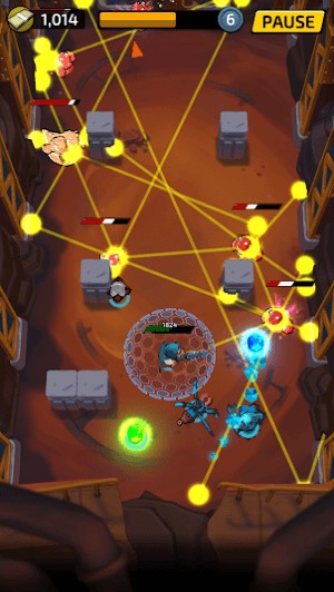 Mức độ khó của game tăng dần qua các level