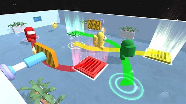 Vẽ đường để dẫn thành viên phi đoàn đến các vị trí chính xác