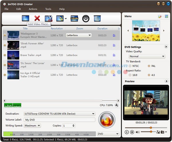 ImTOO DVD Creator