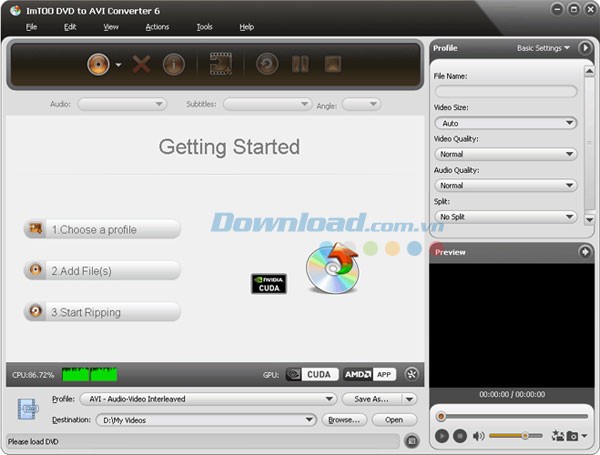 ImTOO DVD to AVI Converter