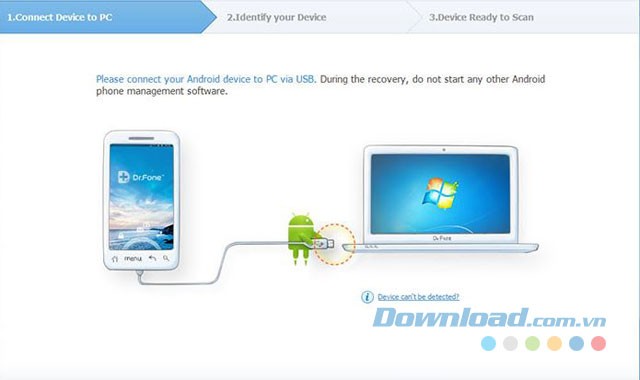 Lấy lại dữ liệu đã mất trên Android