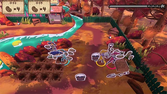 Hợp tác nhóm 6 người để cùng nhau trồng trọt, thu hoạch và giao hàng