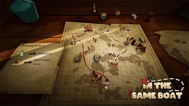 Hai người sẽ điều khiển một con tàu đi vận chuyển hàng hóa