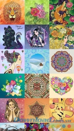 Bộ sưu tập tranh đa sắc thái của InColor cho Android