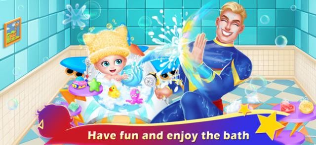 Tận hưởng niềm vui khi cho bé ăn hoặc tắm rửa