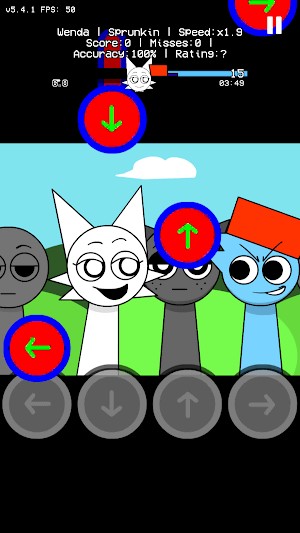 Chạm vào màn hình khi các mũi tên hoàn toàn trùng khớp.