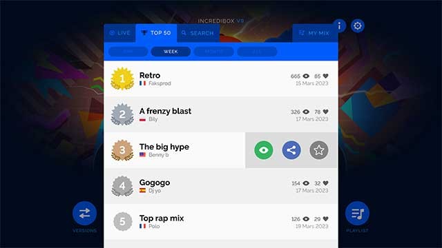 Bạn có thể nghe các bản nhạc do người khác tạo ra trong Incredibox PC