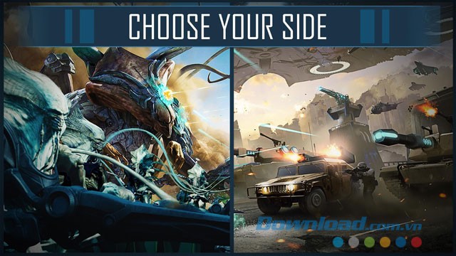 Chọn phe tham chiến trong game