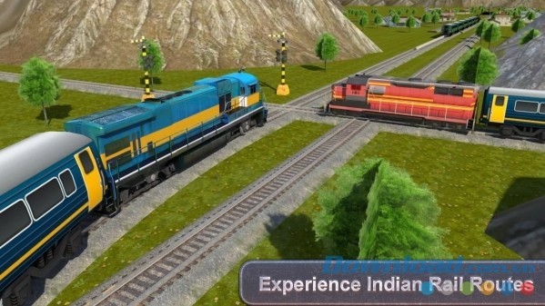 Game lái tàu hỏa chở khách cực hay Indian Train Simulator 2017 cho Android