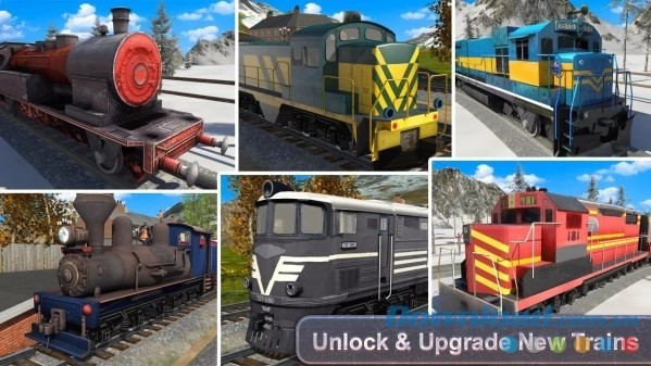 Indian Train Simulator 2017 cho Android có hệ thống tàu đa dạng để mở khóa và nâng cấp