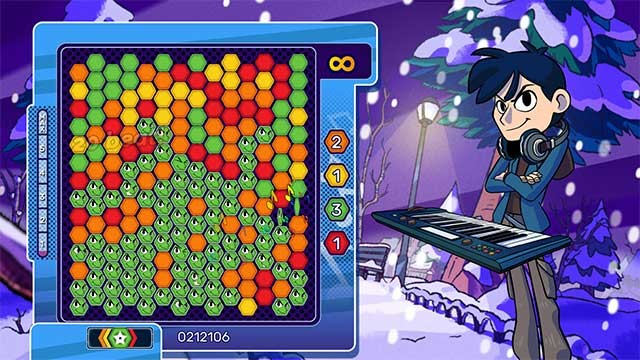 Indigo 7 là game giải đố nhịp độ nhanh dành cho tối đa 4 người chơi