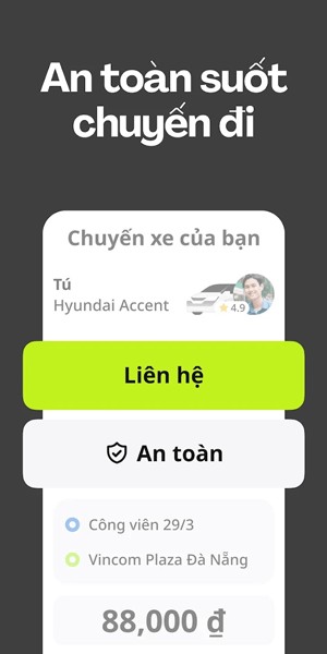 An toàn suốt chuyến đi