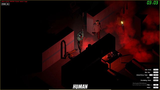 Truy tìm kẻ nhiễm bệnh, cố gắng sống sót và thoát khỏi căn cứ trong khi chơi Infected Outpost