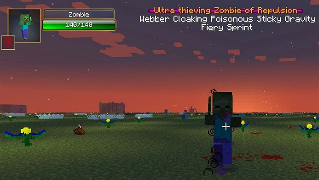 Infernal Mobs Mod bổ sung nhiều loại quái vật khó nhằn vào thế giới Minecraft