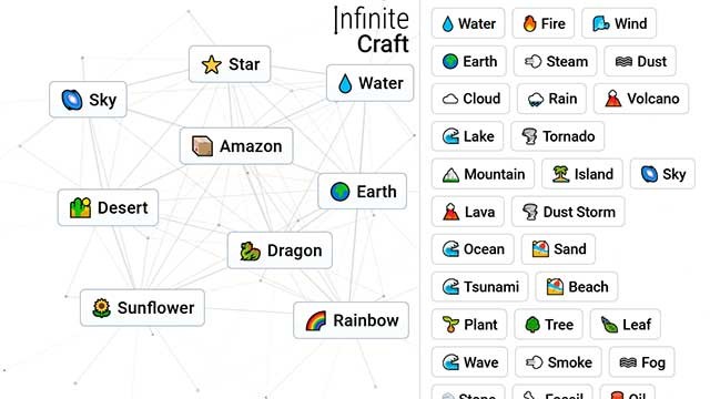 Infinite Craft là một trò chơi chế tạo sandbox độc đáo và gây nghiện