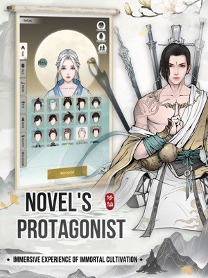 Tải game Infinite Cultivation và chọn nhân vật để bắt đầu con đường tu luyện bất tử của bạn