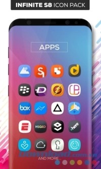 Gói biểu tượng ứng dụng của Infinite S8 Icon Pack cho Android