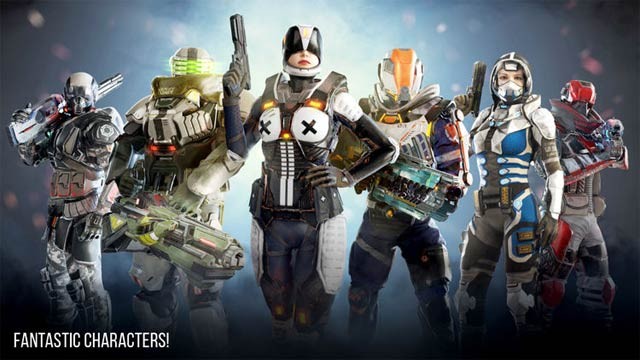 Infinity Ops cung cấp nhiều lớp nhân vật với kỹ năng độc đáo