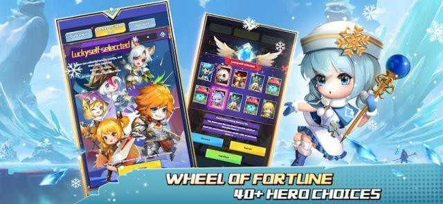 Hàng chục anh hùng khác nhau để bạn lựa chọn