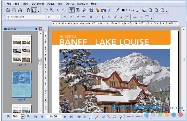 Phần mềm chỉnh sửa file PDF Infix Pro cho Mac có giao diện như trình soạn thảo thông thường