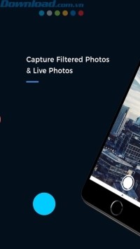 Áp dụng bộ lọc trước khi chụp ảnh