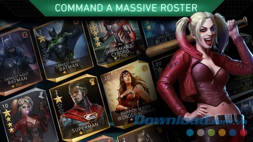 Phiên bản Rồng đen siêu anh hùng DC Injustice 2 cho iOS