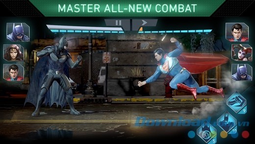 Làm chủ mọi cuộc chiến trên Injustice 2 cho iOS là thử thách khó nhằn nhất với người chơi