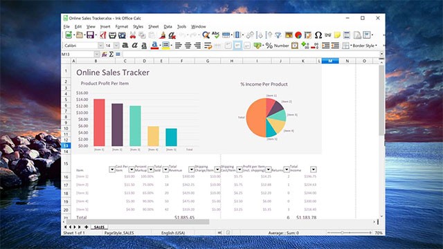 Xử lý bảng tính và biểu đồ chuyên nghiệp