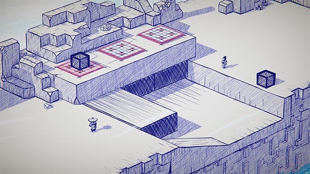 Sử dụng cây cọ vẽ thần kỳ để giải đố và vượt qua nhiều thách thức trong game Inked