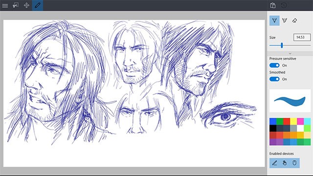 Ink Paint cung cấp loạt công cụ vẽ tranh số hóa chuyên nghiệp