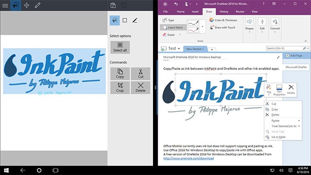 Chọn bút vẽ, màu sắc... tùy ý để sáng tạo cùng ứng dụng InkPaint