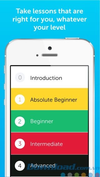 Chọn cấp độ phù hợp