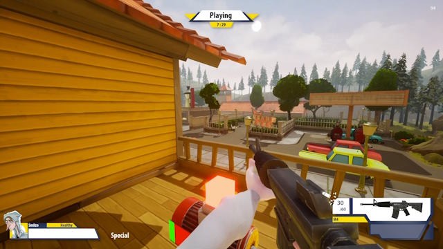 Insane Town là game bắn súng FPS kết hợp cơ chế suy luận xã hội
