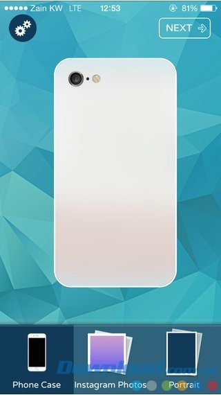 Sử dụng template có sẵn