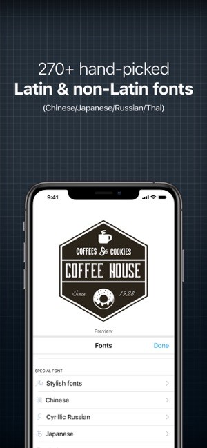 Hàng trăm font chữ khác nhau cho bạn lựa chọn