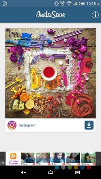 Sử dụng InstaSave for Instagram để tải ảnh