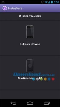 Instashare for Android