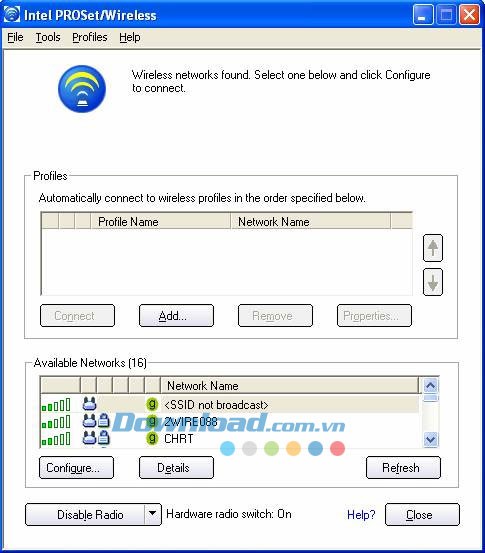 Intel PROSet Network Adapter Driver Set