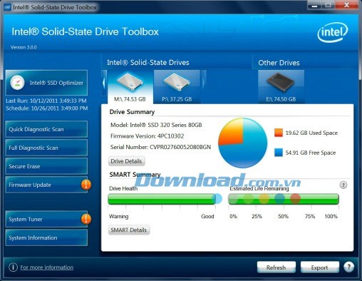 Intel Solid-State Drive Toolbox
